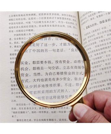 Spacmirrors Magnifying Glass Hd Lens Identification Cylinder Identification Watches DIY Crafts Carving 6X Handheld Magnifying Glass Wood Handle for Scale Measurement Magnifier - Buy Online on GoSupps.com