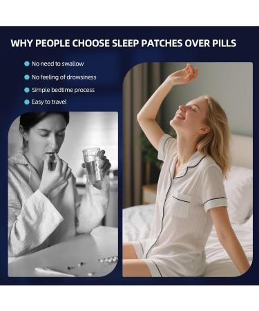 Natural Sleep Support Patches for Adults 30 Count, 30-Day Supply Gentle Transdermal Delivery with Melatonin, Magnesium, Valerian Root & Hops for Calm, Restful Nights and Balanced Overnight Comfort - Buy Online on GoSupps.com