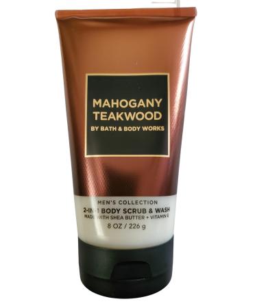 Bath and Body Works Men's Mahogany Teakwood Body Scrub 8 Ounces