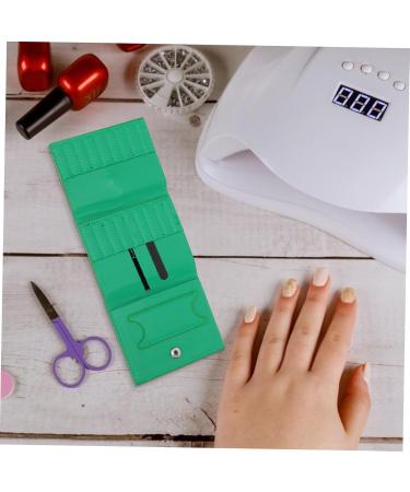 POPETPOP 1pc Grinding Diamond Storage Bag Nail Grinding Bit Storage Bag Nail Art Tool Organizer Nail Bit Storage Bag Organizer Storage Bag Holder Nail Drill Kit Organizer Nail Salon Supply 23.5x9.5cm Green - Buy Online on GoSupps.com