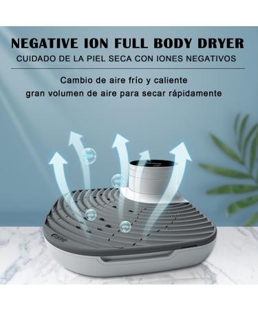 Negative Ion Full Body Dryer with Foot Touch LCD Panel Electric Body Dryer Heater Cold Air and Warm Air Blow Dryer Waterproof for Household Bathroom Dryer - Buy Online on GoSupps.com