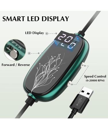 Professional Electric Nail File & Drill Kit for Acrylic & Gel Nails - Portable Efile with LED Display - Manicure Pedicure Tool for Beginners - Buy Online on GoSupps.com
