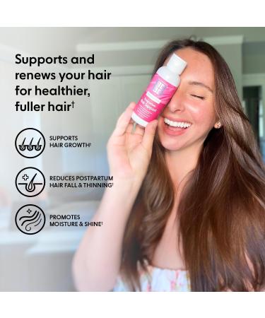 Liposomal Postpartum Hair Loss Support | 2X4 x Horton Lane Liquid Biotin Supplement with Vitamins B7 B6 & C - 4 fl oz for Hair Growth - Buy Online on GoSupps.com
