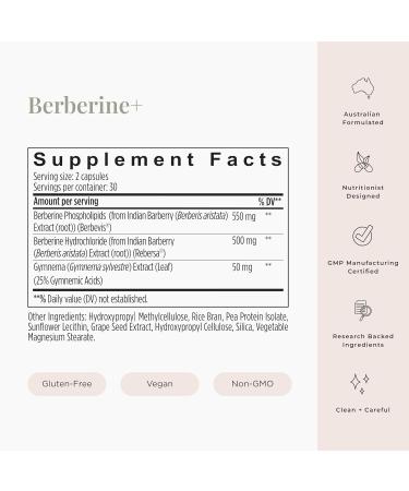 JSHealth Vitamins Berberine+ Formula Berberine Supplement for Metabolic Health Vegan Gluten-Free & Non-GMO. (60 Tablets) - Buy Online on GoSupps.com
