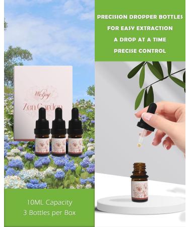Weljoy Zen Essential Oil Set - 3 x 10ml Zen Garden Oils for Relaxation & Aromatherapy | International Shipping - Buy Online on GoSupps.com
