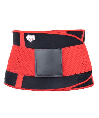 Koalaa Lumbar - back support belt |Stabilization of the spine |Volume disc belt back pain lumbar spine spine support |Ischias pain Iliosacral belt |(S-XL)