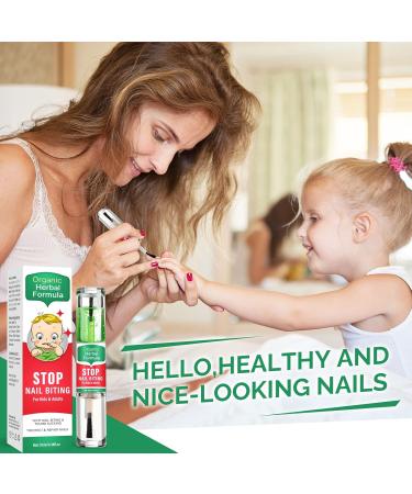 Nail Biting Treatment for Kids - No Bite Nail Polish & Thumb Sucking Deterrent | Stop Nail Biting & Sucking - Day & Night Care - Buy Online on GoSupps.com