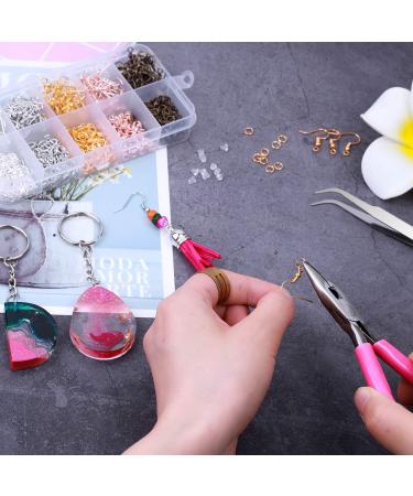 Earring Hooks Kit - 1400pcs with Ear Ring Hooks, Jump Rings, Earring Backs, Pliers - Jewelry Making Supplies - Buy Online on GoSupps.com