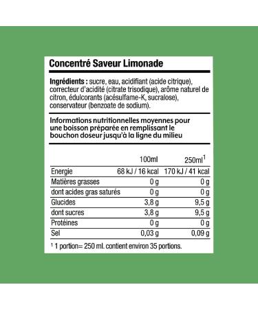 SodaStream Lemonade Concentrate for Sparkling Water and Soda Machine | Prepare Up to 9 Litres of Lemonade in Seconds 440ml (Pack of 6) - Buy Online on GoSupps.com