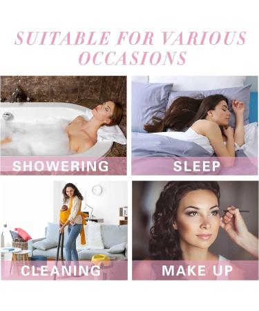 Large Satin Braid Bonnet for Black Women - Black & Pink Sleep Cap for Long Curly Hair - Buy Online on GoSupps.com