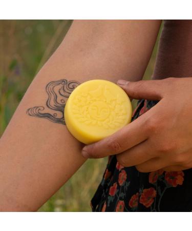 Moon Valley Organics Lavender Moon Melt Bar with Calendula, Comfrey, and Beeswax - Heal and Restore Chapped Skin Naturally - Buy Online on GoSupps.com