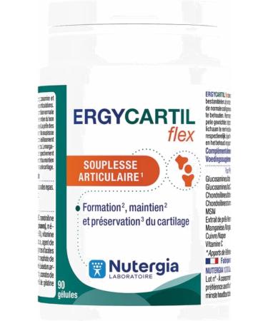 Nutergia - ERGYCARTIL Flex Food supplement based on field horsetail glucosamine chondroitin and enzyme cofactors - Pack of 2 boxes of 90 Capsules (2) - Buy Online on GoSupps.com