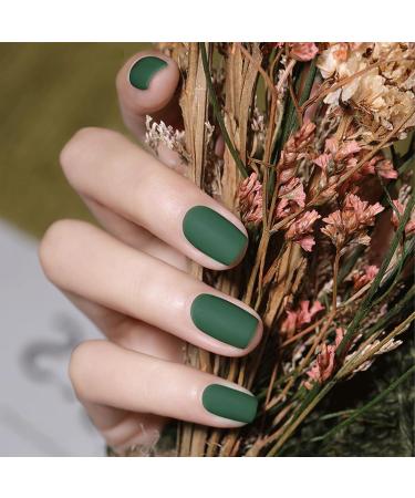 TBeautfave Matte Nail Varnish Green Nail Polish Quick Dry Nail Polishes Long Lasting No Need Cure Nail Polish Velvet Finish Highly Pigmented Non Toxic DIY Nail Art Manicure - Buy Online on GoSupps.com