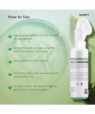 Glass-Skin Snail Mucin Facial Foam Cleanser w/Exfoliator Ultra Hydration with Aloe Vera Green Tea & Seaweed All Skin Types Men & women Deeply Hydrates Detoxifies & Protects (5.1 Oz) 5.1 Fl Oz (Pack of 1) - Buy Online on GoSupps.com