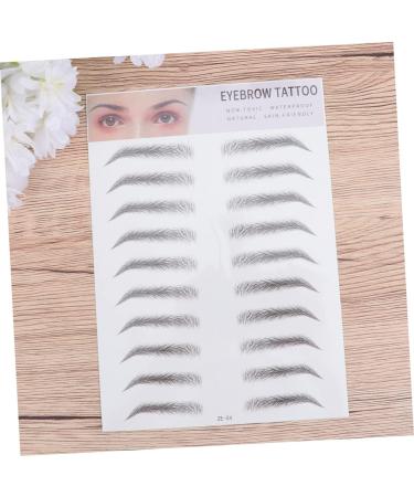 Mipcase 2pcs 3d Eyebrow Stickers Women s Suits Eye Brow Shaping Kit 3d Brow Stickers Artificial Man Shaper - Buy Online on GoSupps.com