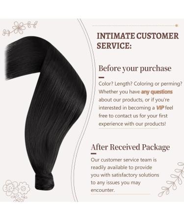Ainimiu 20 inch Straight Ponytail Extension Human Hair 100% Straight Remy Human Hair Ponytail Wrap Around Ponytail Human Hair Clip in Hair Extensions One Piece Hairpiece for Women - Buy Online on GoSupps.com