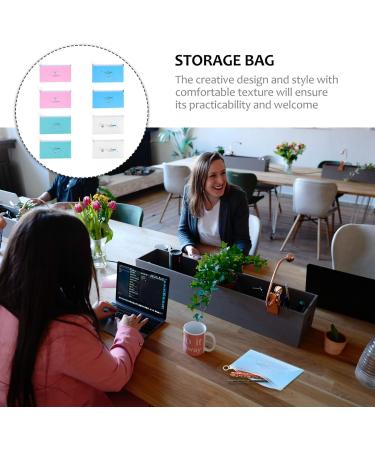 FRCOLOR 24 STK Airtight Zip Pocket for Face Masks | Mouth Protection Holder & Storage Box | 3 Pcs Organizers in Various Colors | 22x13cm - Buy Online on GoSupps.com