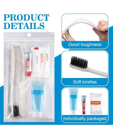 48 Sets Basic Toiletry Kits - Bulk Personal Hygiene Kits for Travel Charity and Hotels | Essentials for Men & Women - Disposable Toothbrush Toothpaste Shampoo Soap - Buy Online on GoSupps.com