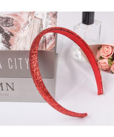 12 Colors Sparkle Headbands for Girls - WANYU LIFE Glitter No-Slip Hairbands - Buy Online on GoSupps.com