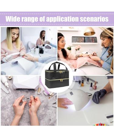 Nail Kit Organizers 480g Nail Polish Organiser Bags Portable Nail Polish Travel Storage Organizers and Makeup Accessories for Nail Cleaning and Styling - Buy Online on GoSupps.com