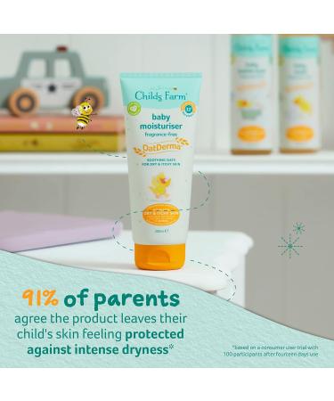 Childs Farm OatDerma Baby Moisturiser 200ml - Gentle Care for Newborns with Dry, Itchy, Eczema-prone Skin - Buy Online on GoSupps.com