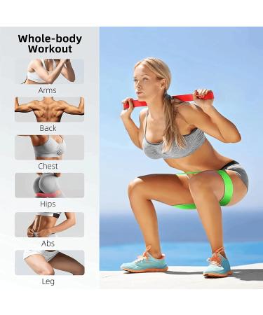 Fit Life Sport Resistance Band Set Skin-Friendly Fitness Exercise Loop Bands with 5 Resistance Levels Free Carrying Case Home Gym Yoga Pink - Buy Online on GoSupps.com