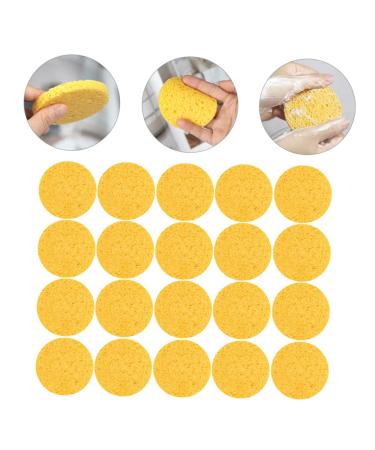 FRCOLOR 80 Pcs Exfoliating Face Sponges - Exfoliate Dead Skin Cellulose Spa Cleansing & Cosmetic Powder Application - Buy Online on GoSupps.com