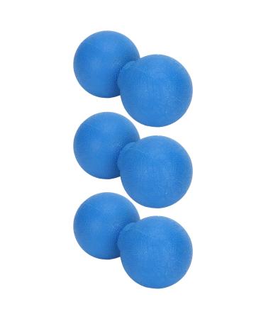 Ververt Touch peanut massage ball peanut fitness massage ball 3 pieces blue yoga training massage ball muscle relaxation peanut shape