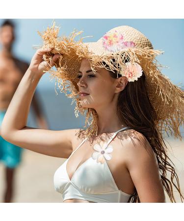 21 PCS Pink Flower Hair Clips Set for Women - Boho Bride Hair Accessories - Buy Online on GoSupps.com