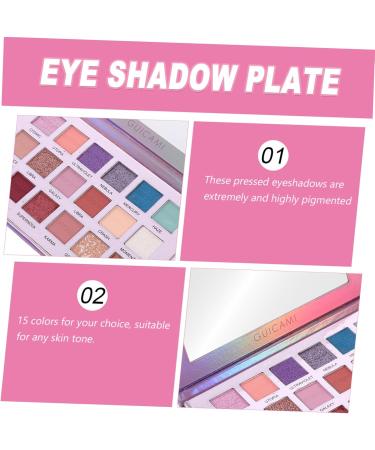 Beatifufu 1pc 15 15 Colors Eye Shadow Plate Cosmetic Eye Shadows Shadow Powder Eyeshadow Waterproof Eye Shadow - Buy Online on GoSupps.com