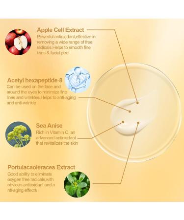 KISSIO Apple Cell Serum - Anti-Aging Hydrating Serum for Fine Lines & Wrinkles 30 Capsules Moisturizer for Night Use Plump & Firm Skin - Buy Online on GoSupps.com