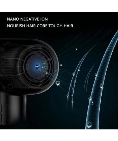 Cordless Hair Dryer Portable Wireless Hair Dryer Hot & Cold Air Rechargeable Blow Dryer w/Diffuser for Blowing Hair Painting Drying - Buy Online on GoSupps.com