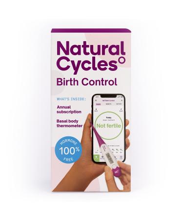 Natural Cycles 12 Month Subscription - Digital Birth Control with Basal Thermometer - Fertility Management App- (iOS and Android)