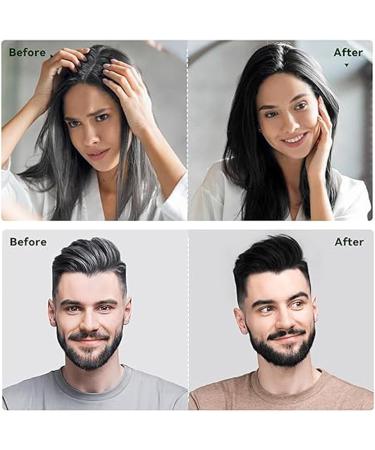 Black Hair Color Black Hair Dye Shampoo For Men And Women 3 - In - 1 In Minutes Natural And Lasting Dye Dye Shampoo For Men Women - Buy Online on GoSupps.com