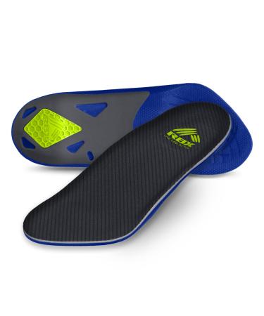 Plantar Fasciitis Ortho Insole (Mens) 3/4 Size (Navy)