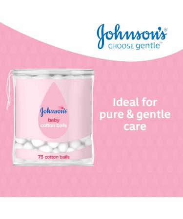 Johnson's Baby Cotton Balls - Soft and Gentle Care for Sensitive Skin - Buy Online on GoSupps.com
