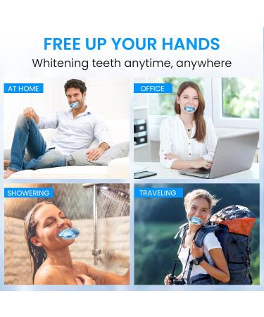 Teeth Whitening Kit for Sensitive Teeth - Waterproof Whitener with LED Trays & Gel | Fast Results - Buy Online on GoSupps.com