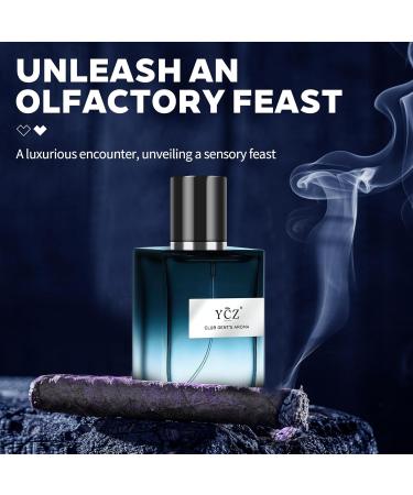 Ycz CLUB GENT'S AROMA Perfume Men 1.7oz(50ml) Nightclub Essential Fragrance Long Lasting Cologne for Men with Aromatic Woody Notes of Mint and Lemon Ideal Occasions Daily Elegance. - Buy Online on GoSupps.com