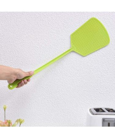 Fly Swatter 4 Pack with Long Flexible Handle - Heavy Duty Set of Plastic Fly Swats in Assorted Colors - Buy Online on GoSupps.com