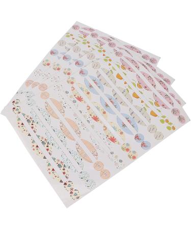 Buy Essential Bottle Labels - 4 Sheet Colorful Sticker Set for Portable Perfume & Cosmetics - Easy Distinction Exquisite Patterns - Buy Online on GoSupps.com