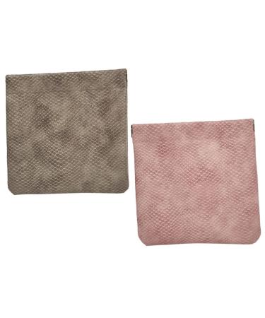 FRCOLOR 2pcs Lipstick Bag Pad Holder for Period Womens Handbags Wallet Coin Bag Handbag Organizer Inserts Woman Handbags Make up Bag Organizer Bag Menstrual Pad Pouch Woman Wallet Bag Miss