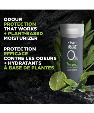 Dove Men+Care Aluminum-Free Deodorant Stick with Lime+Sage Moisturizer 10.4oz (Pack of 4) - Buy Online on GoSupps.com