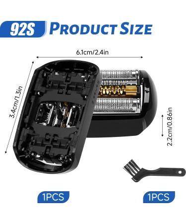 T te de rechange pour homme - T te de rasage lectrique pour Series 9 92B - Pi ce de rechange avec tondeuse de pr cision - T te de rechange pour rasage sec et humide - Buy Online on GoSupps.com