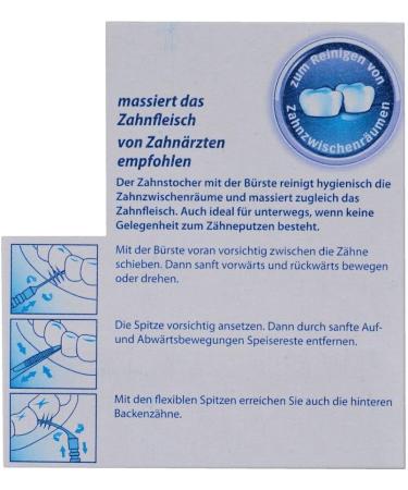 Toothsticks Toothpicks 300 Pieces - Premium Teeth Cleaning Brush Sticks for Fresh Breath - Buy Online on GoSupps.com