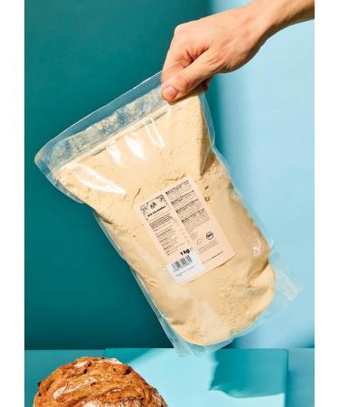 KoRo - Organic Soy Flour 1kg - Made from peeled and roasted soybeans - Suitable as flour binder and substitute for - Buy Online on GoSupps.com