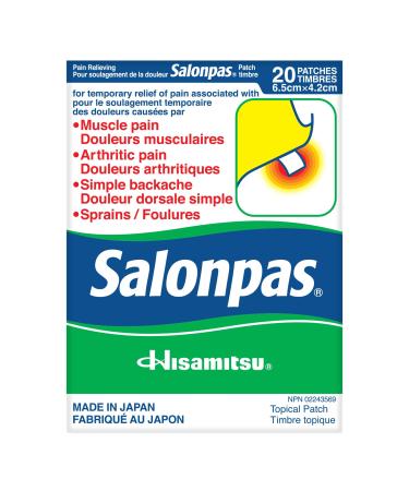 Salonpas Pain Relieving Patch 20 Patches