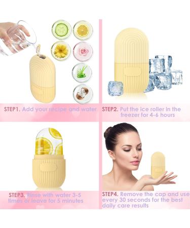 Geeric Ice Roller - Facial Massage Tool for Anti-Aging Dark Circle Reduction & Refreshing Face Care - Buy Online on GoSupps.com