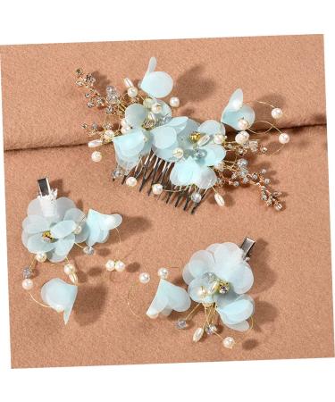 Angoily 1 Hair Comb Bridal Headpieces for Wedding Rhinestone Side Combs Crystal Headpiece Crystal Hairpin Combs Wedding Rhinestone Headdress Wedding Veil Bride Pearl Chic Alloy - Buy Online on GoSupps.com