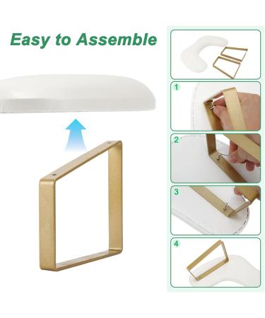 VOCOSTE Arm Rest for Nails Tech U Shaped Nail Hand Rest White - Buy Online on GoSupps.com