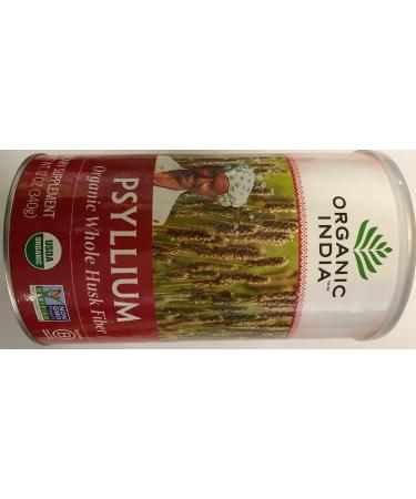 Organic India Psyllium Organic Whole Husk Fiber 12 oz (340 g)